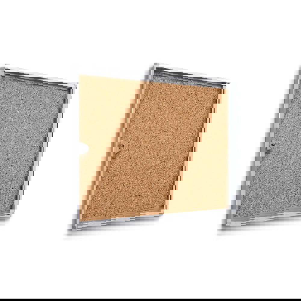Cork Bulletin Boards; Bulletin Board Type: Enclosed Cork Bulletin Board ; Board Color: Natural Cork ; Board Material: Cork ; Width (Inch): 19-19/64 ; Height (Inch): 13-3/4 ; Frame Material: Plastic